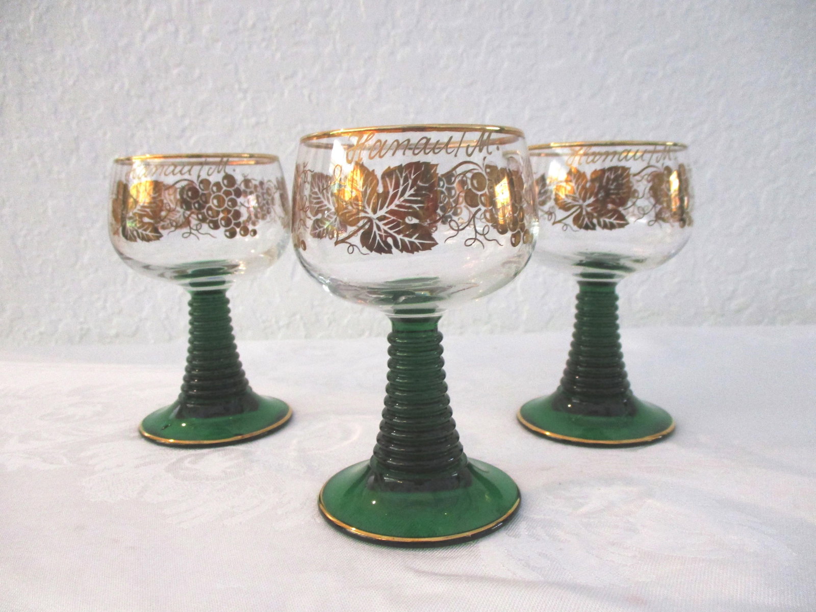 Mid-Century Roemer Wine Glasses, S/5 - 4