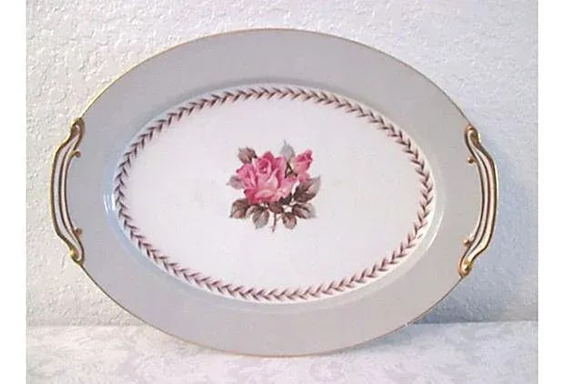 Vintage Noritake Rosemont Gilded Serving Platter - 2