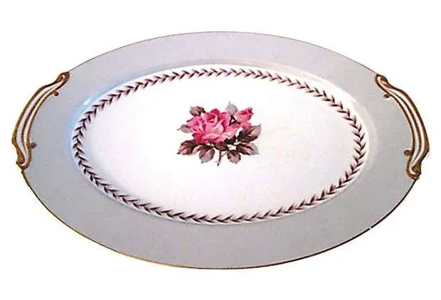 Vintage Noritake Rosemont Gilded Serving Platter - 3