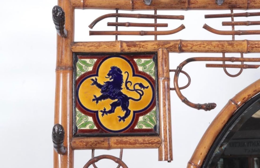 Late 19th Century Brighton Pavilion Arts and Crafts Chinoiserie Style Hall Tree Umbrella Stand With - 4