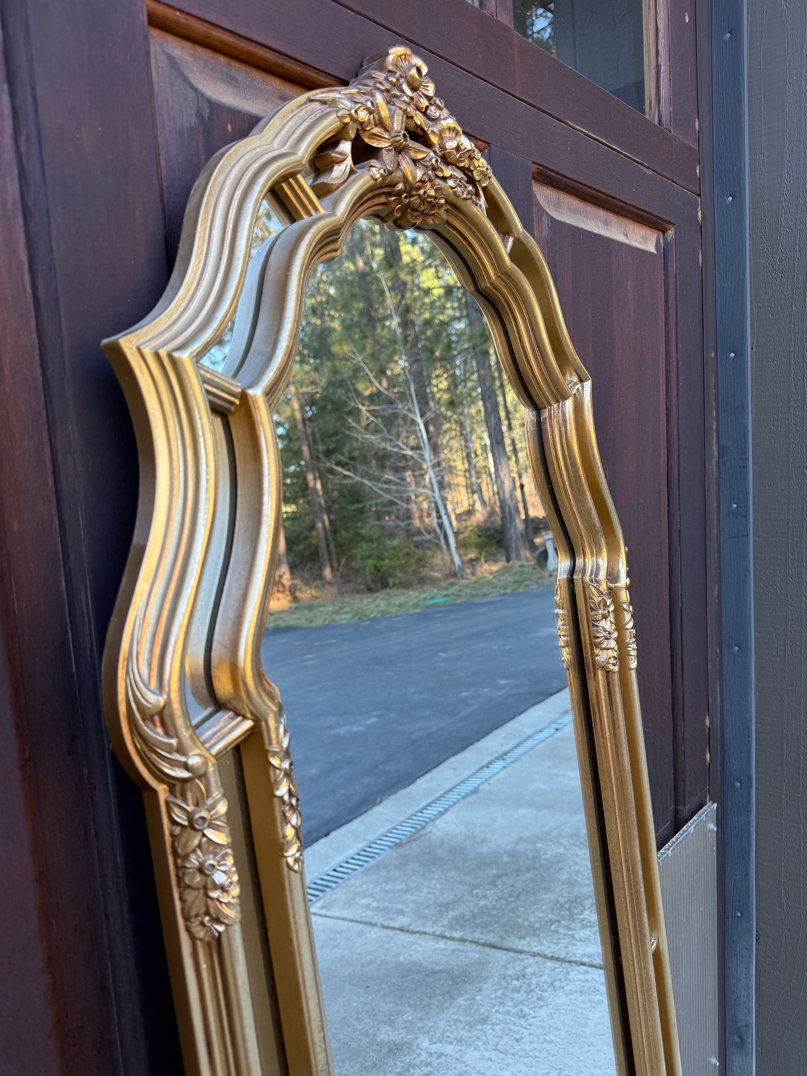 Rococo Full Length Gold Wall Mirror - 4