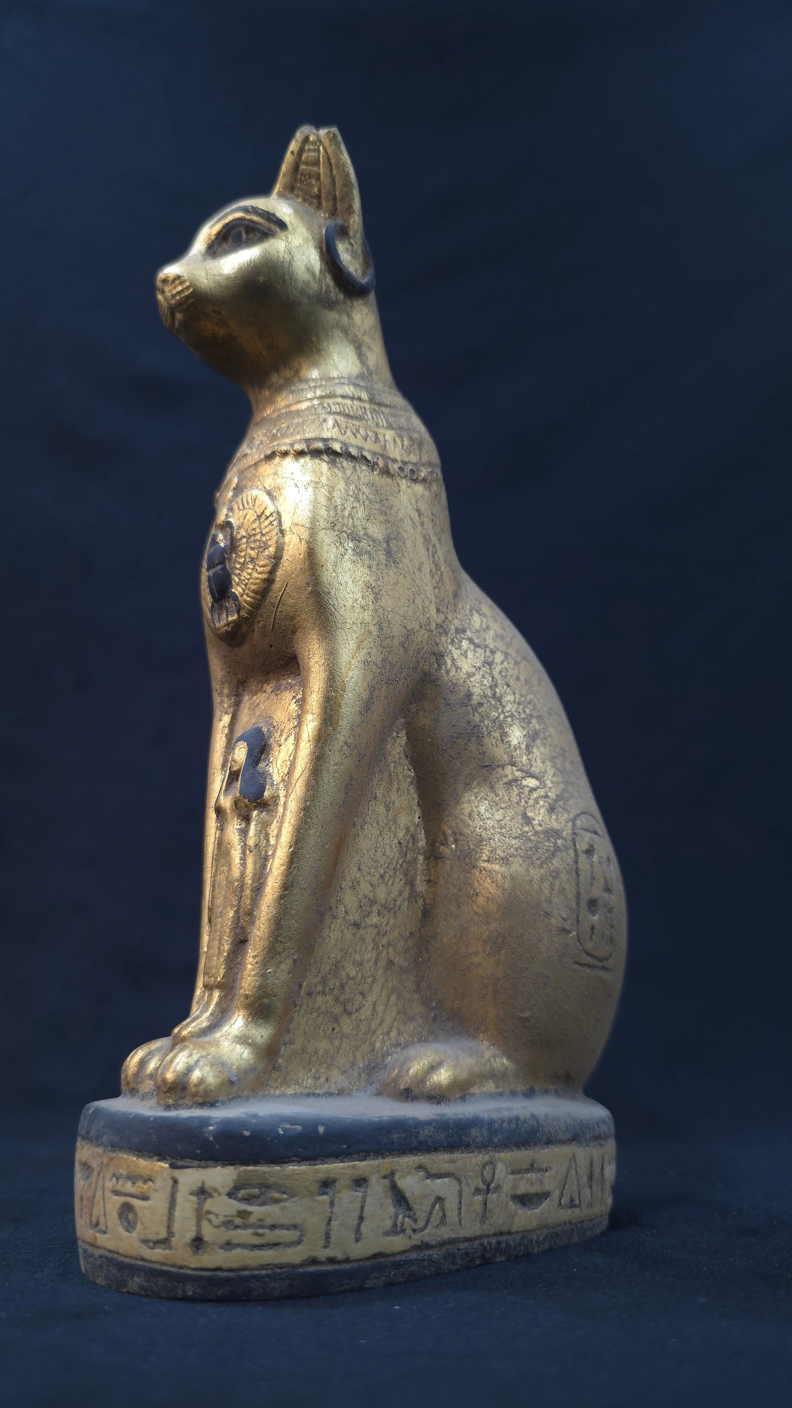 Vintage Egyptian Statue of Goddess Bastet Cat Figure Egyptian Civilization Bc - 6