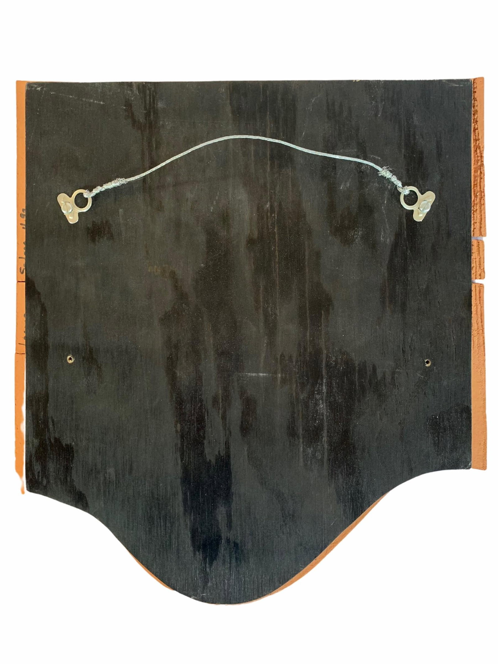 Late 20th Century Handcrafted Ceramic Wall Mirror - 7