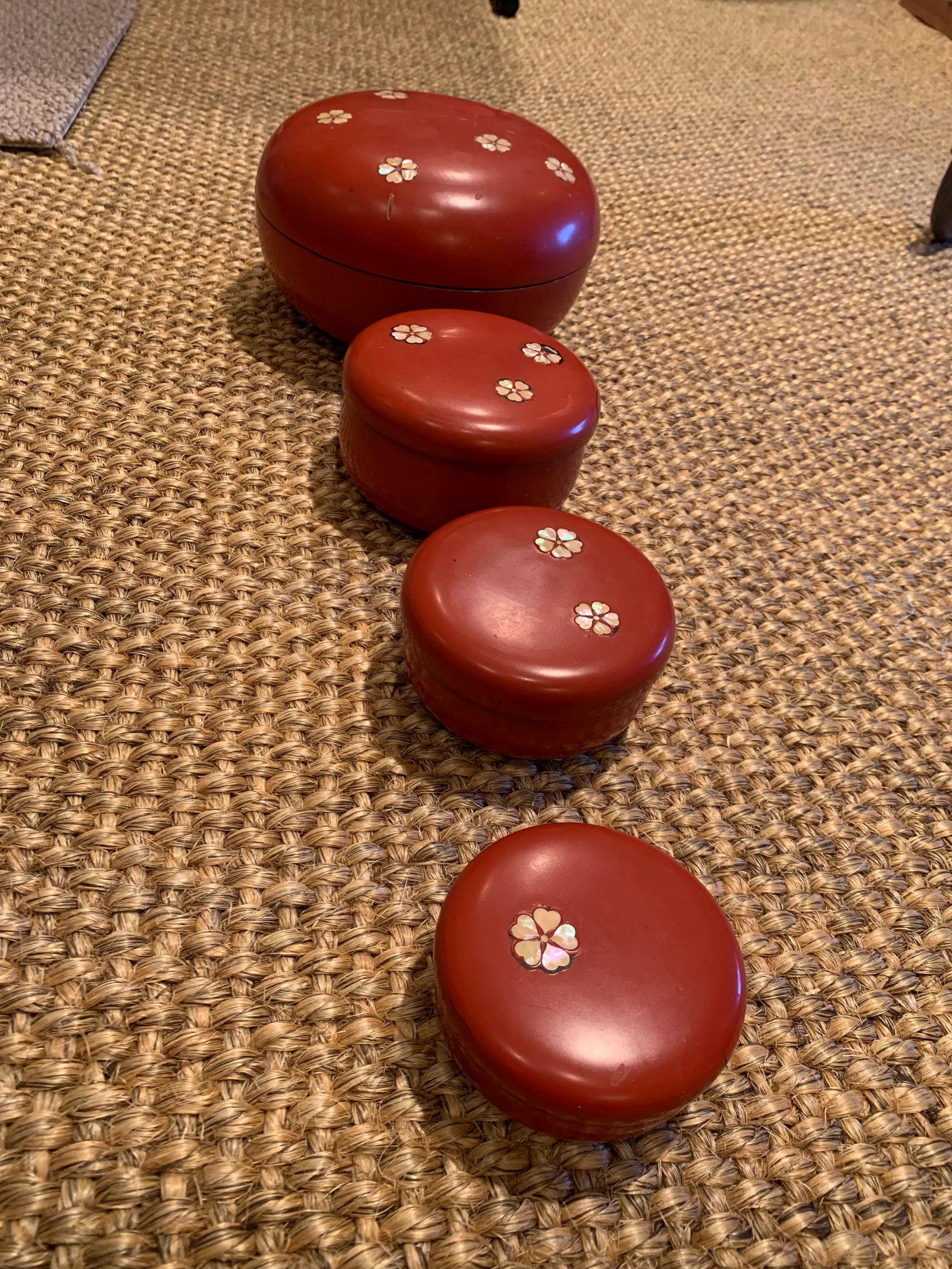 Vintage 1950s Japanese Nesting Bowls - Set of 4 - 7