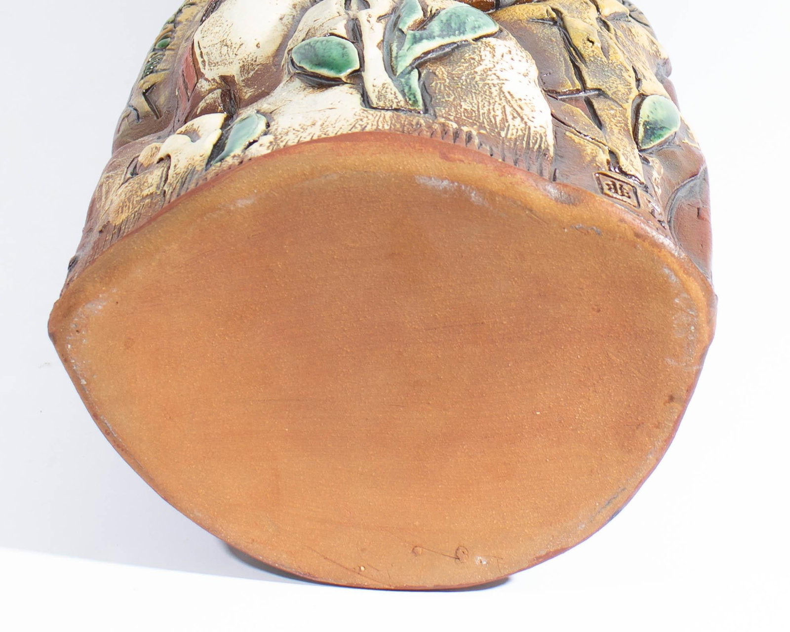 2012 Signed Studio Pottery Floor Vase Barry Unitas Barnes - 7