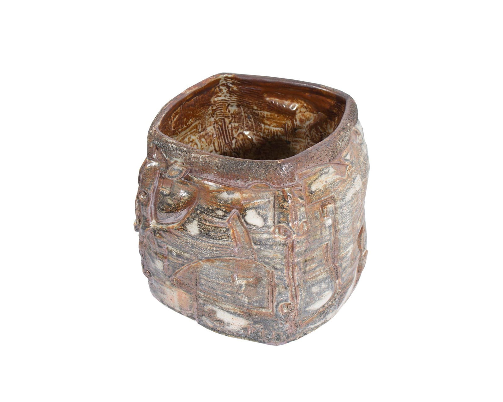 Barry Unitas Barnes Studio Pottery Planter - 2