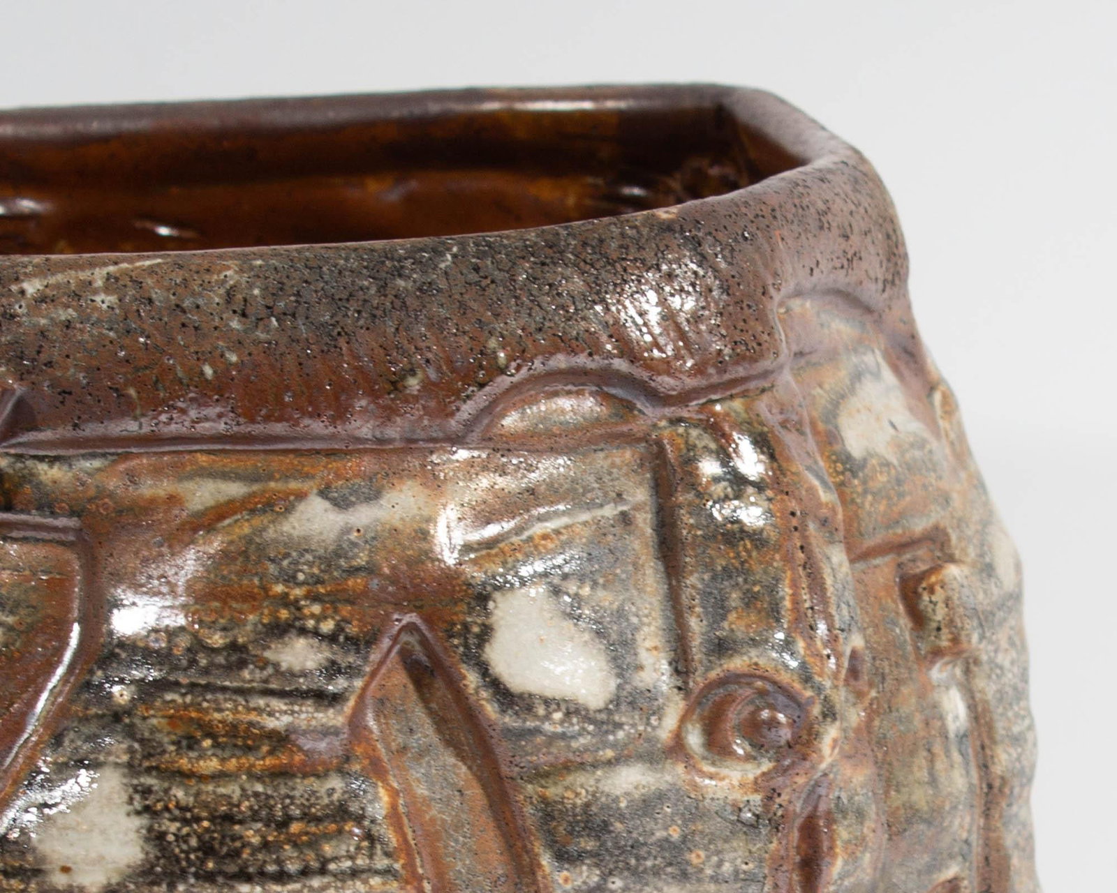 Barry Unitas Barnes Studio Pottery Planter - 4
