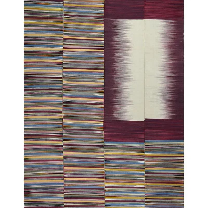 Handwoven Scandinavian Style Persian Kilim Rug 10'0'' X 13'2'' - 13