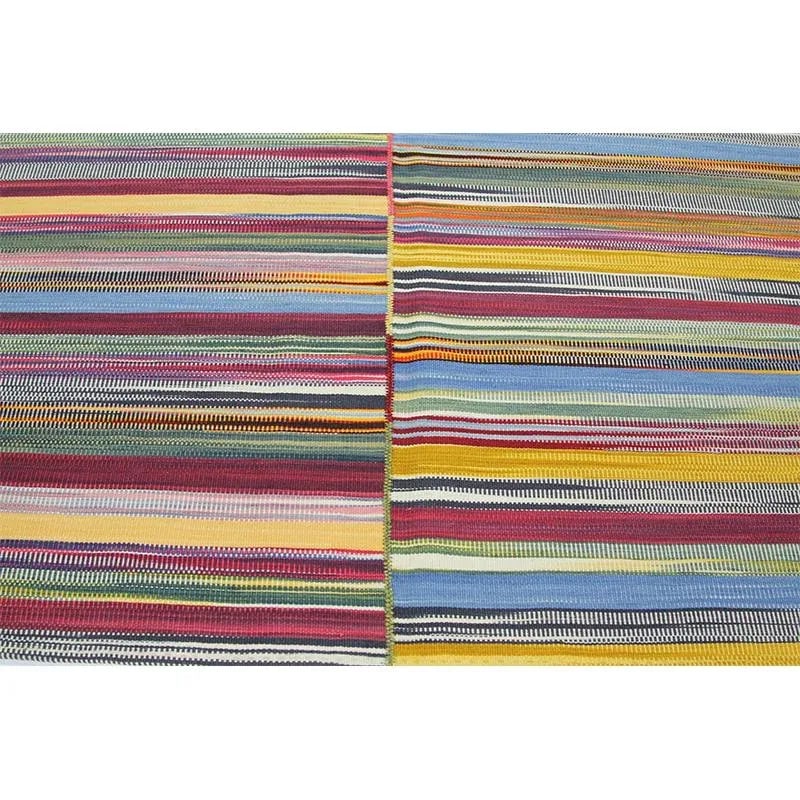 Handwoven Scandinavian Style Persian Kilim Rug 10'0'' X 13'2'' - 6