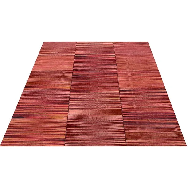 Handwoven Flatweave Scandinavian Style Kilim Rug 6'6'' X 8'4'' - 2