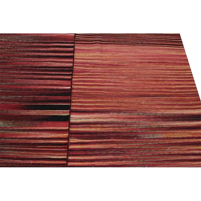 Handwoven Flatweave Scandinavian Style Kilim Rug 6'6'' X 8'4'' - 4