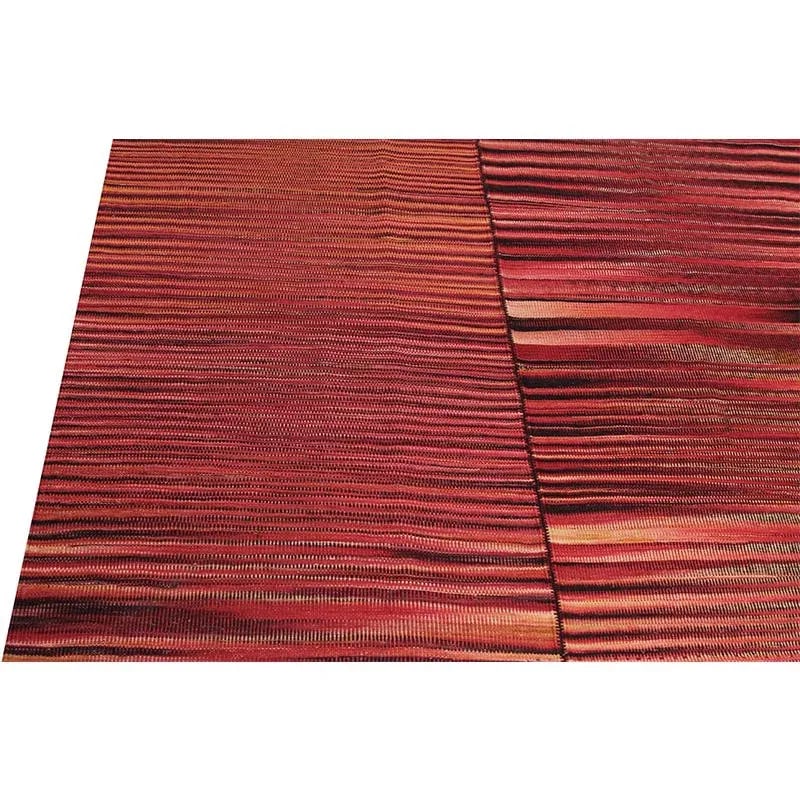 Handwoven Flatweave Scandinavian Style Kilim Rug 6'6'' X 8'4'' - 8