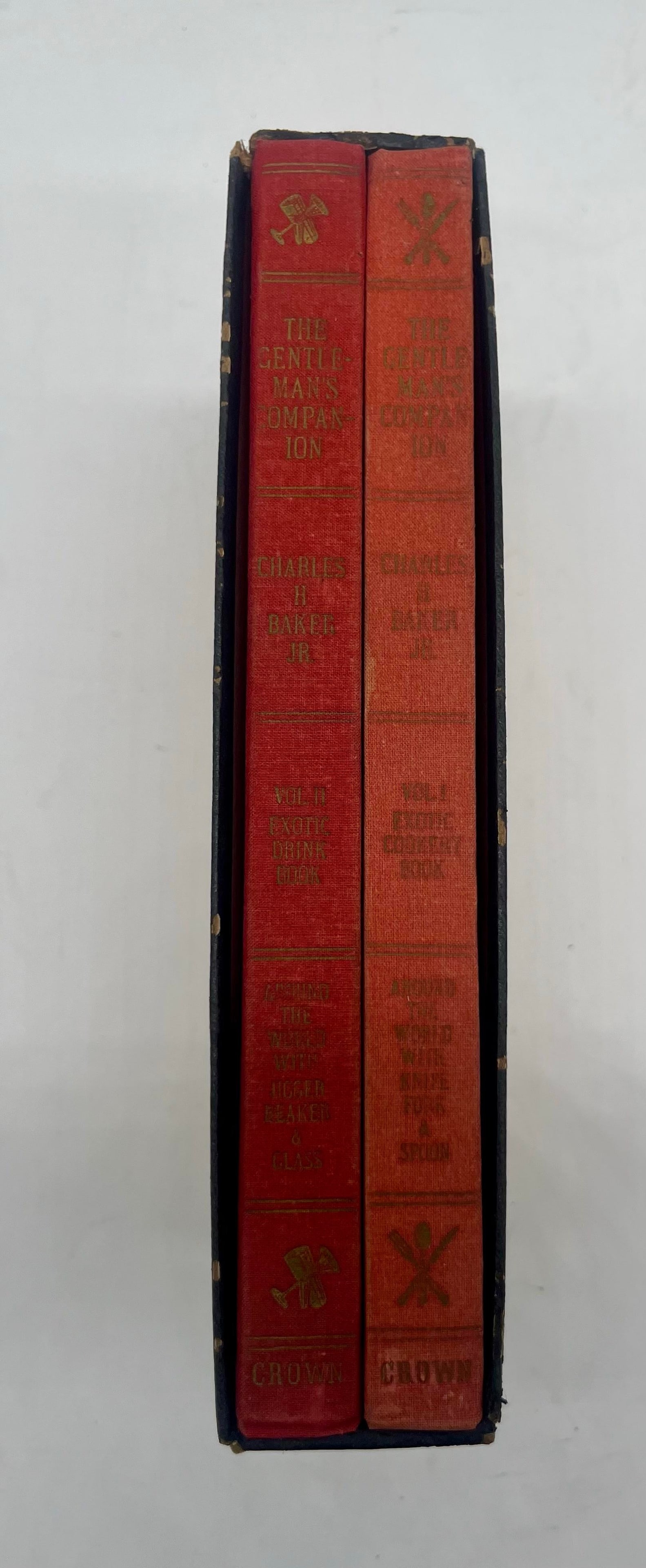 The Gentleman's Companion: I Exotic Cookery, II Exotic Drinking, Charles H Baker, 1946, 2 Volumes - 2