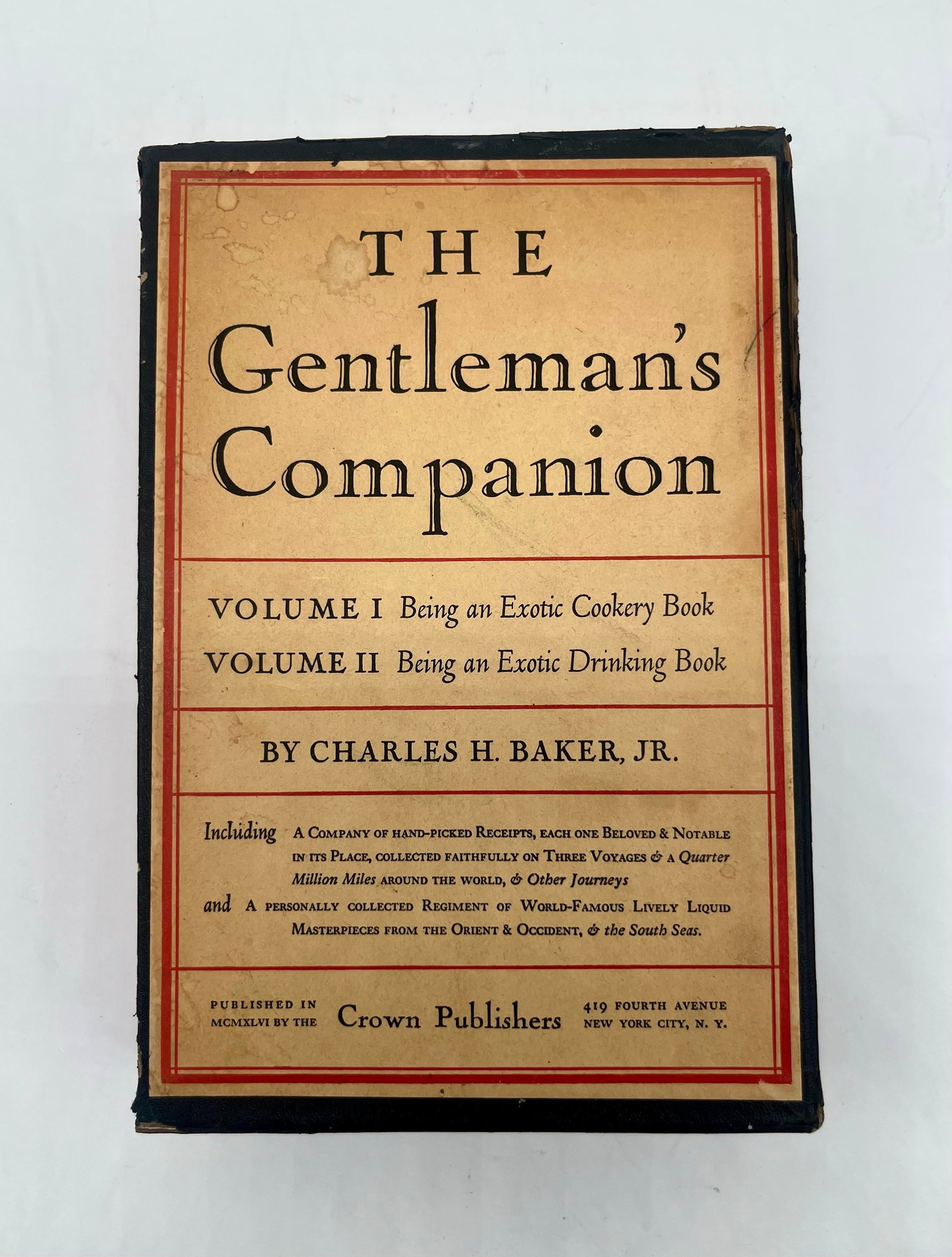 The Gentleman's Companion: I Exotic Cookery, II Exotic Drinking, Charles H Baker, 1946, 2 Volumes - 5