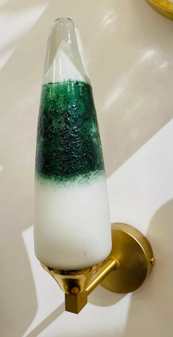 Pair of 1980s Italian Murano Glass Wall Lights - 4