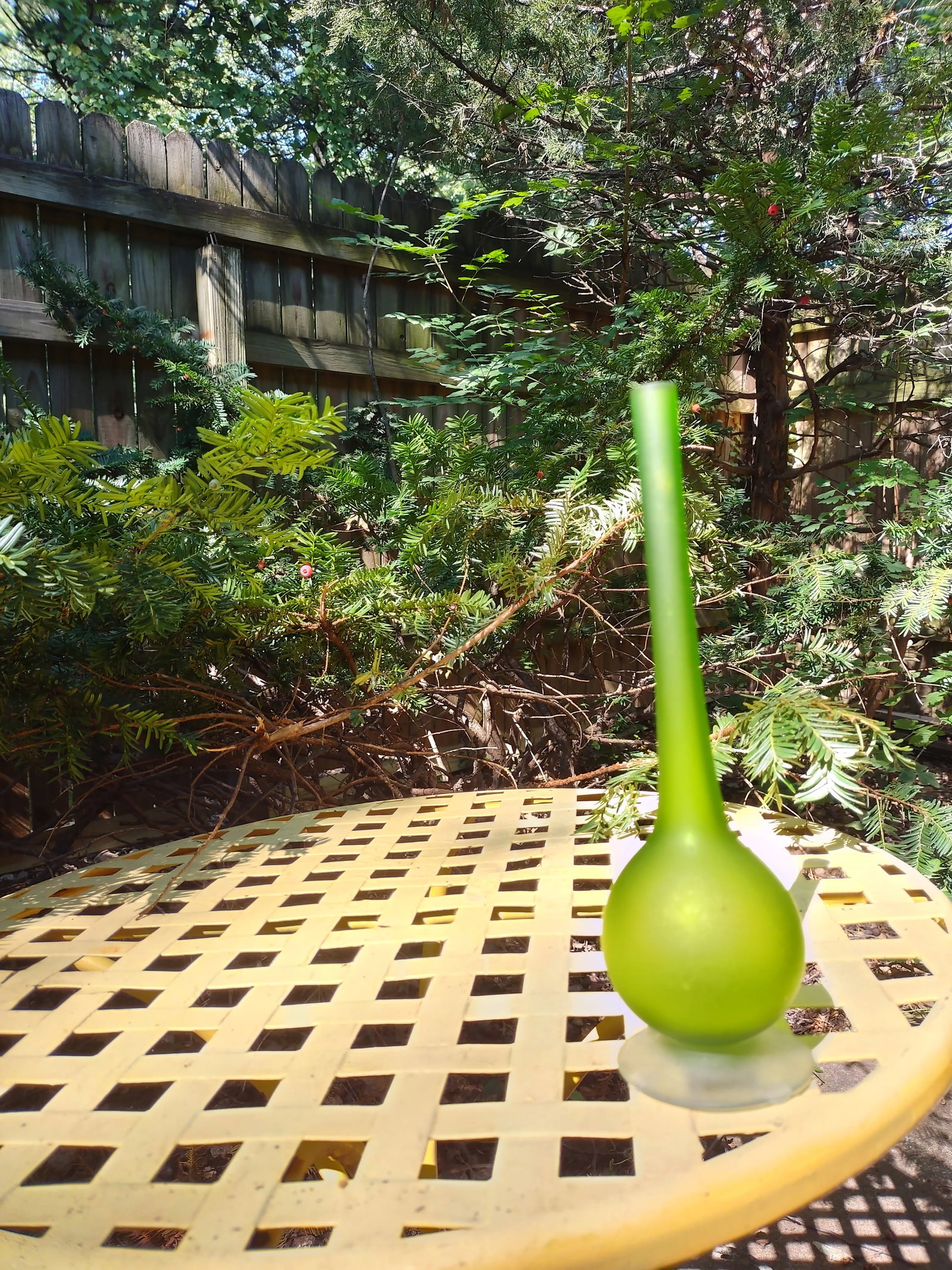 Mid 20th Century Rosenthal Netter Satinato Green Pencil Vase by Carlo Moretti - 3
