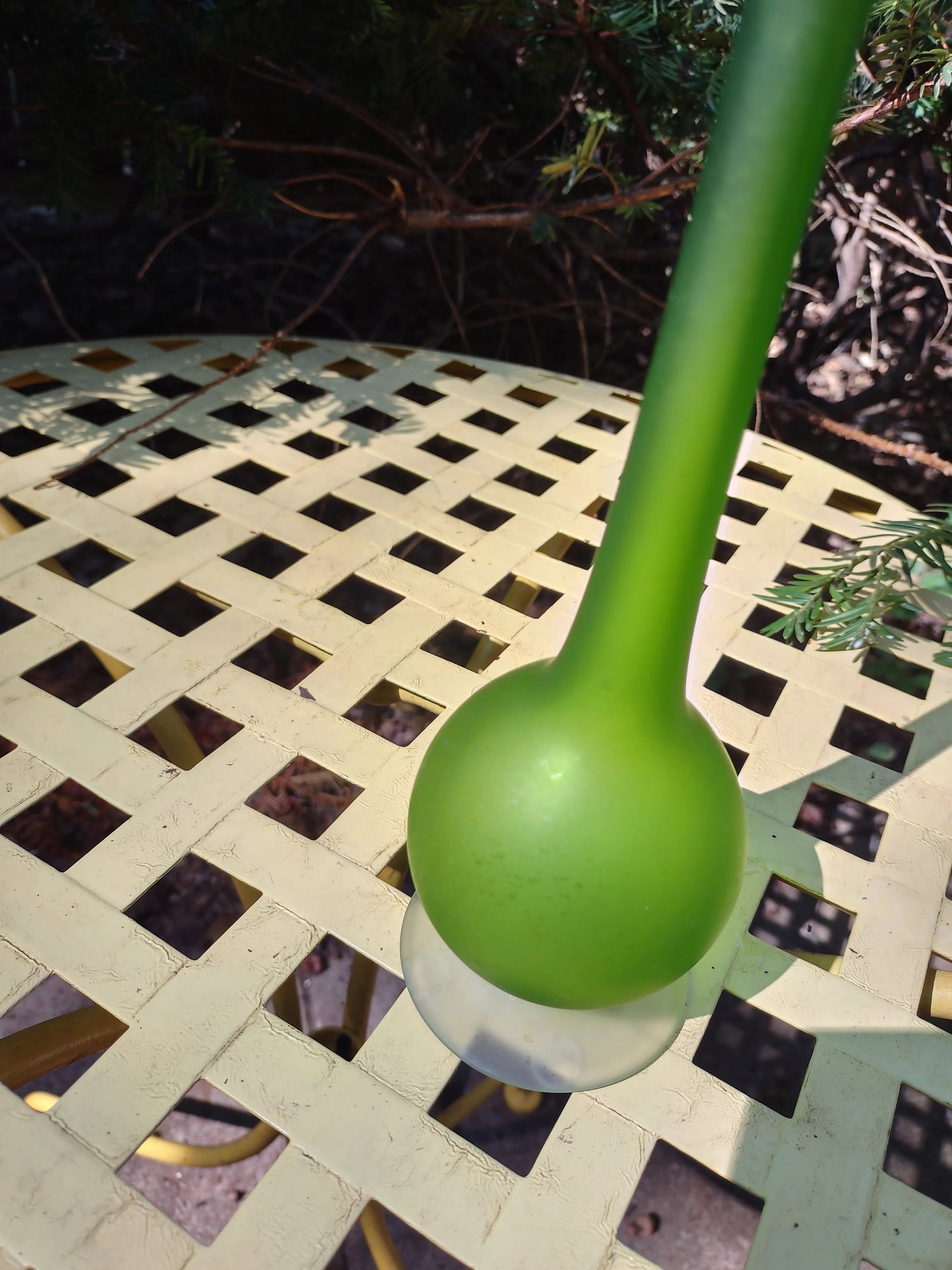 Mid 20th Century Rosenthal Netter Satinato Green Pencil Vase by Carlo Moretti - 6