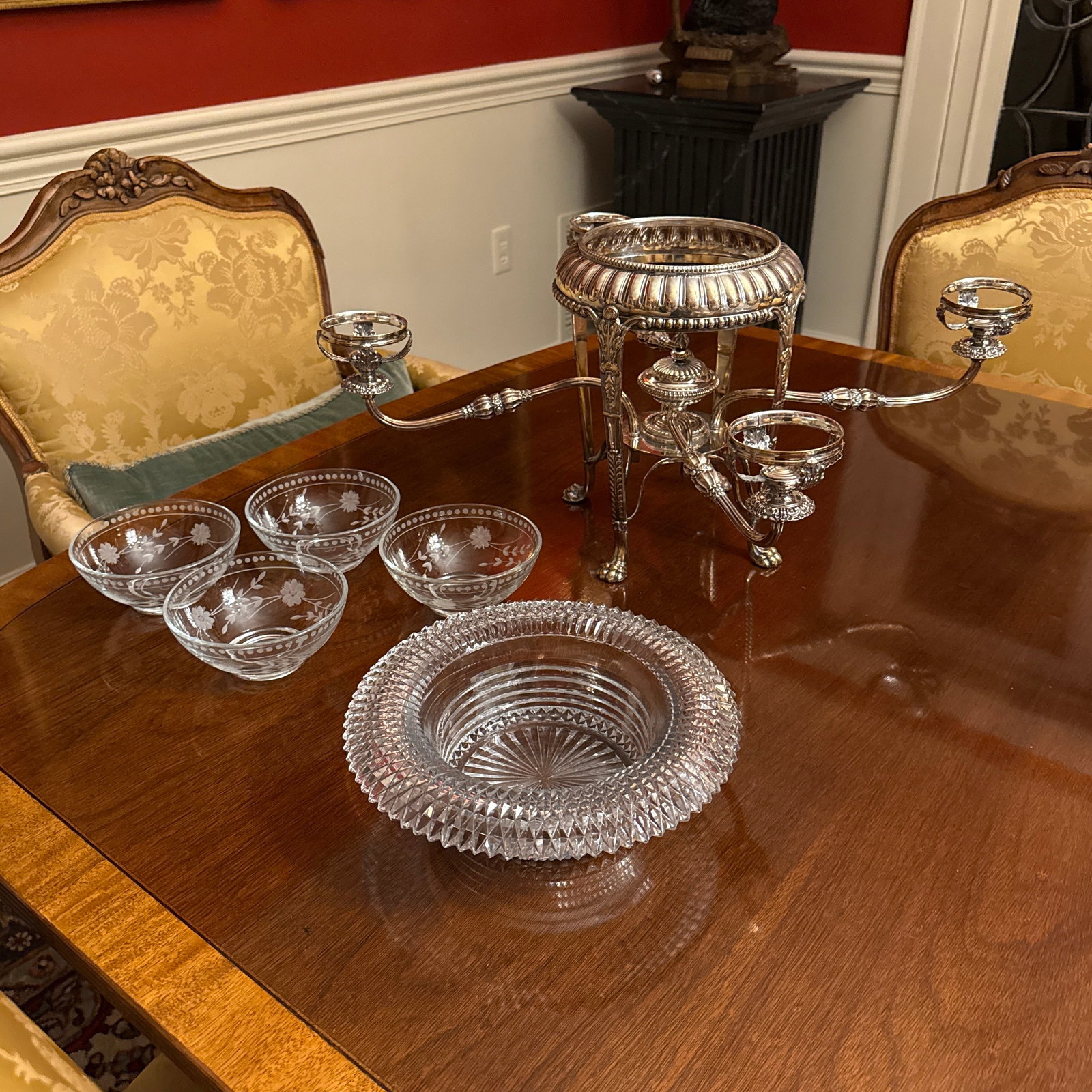 Early 19th Century Regency Period Sheffield Silver Epergene - 10