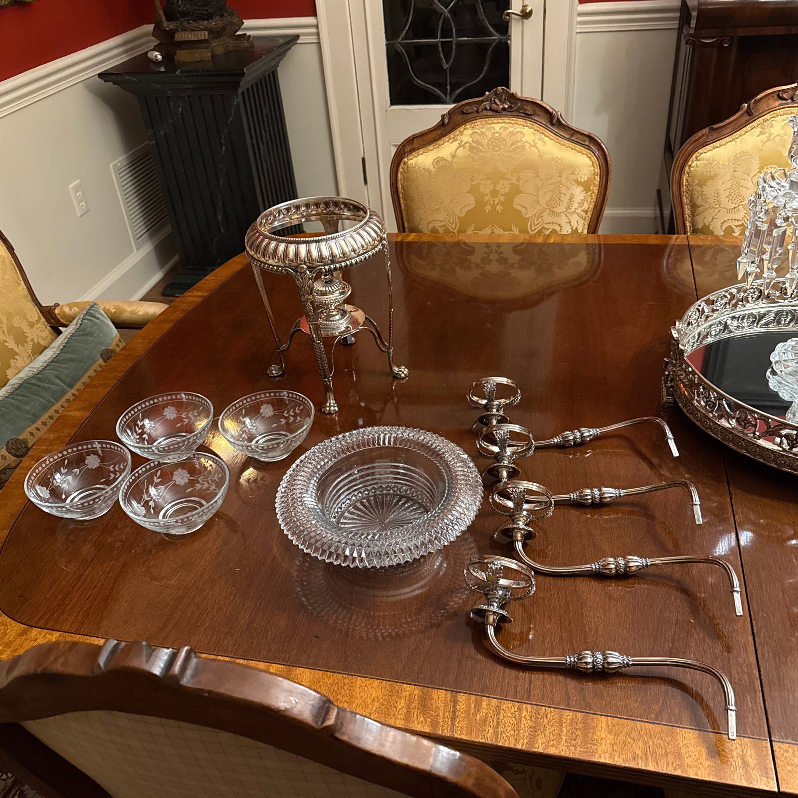 Early 19th Century Regency Period Sheffield Silver Epergene - 11