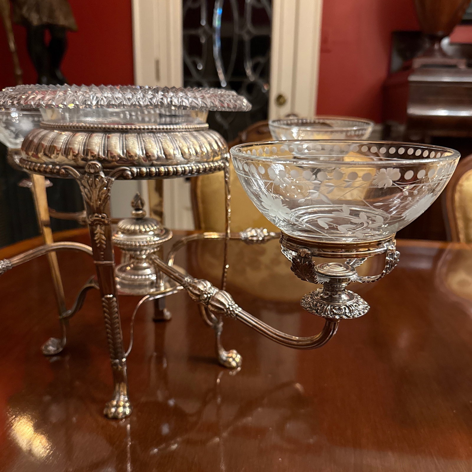 Early 19th Century Regency Period Sheffield Silver Epergene - 5