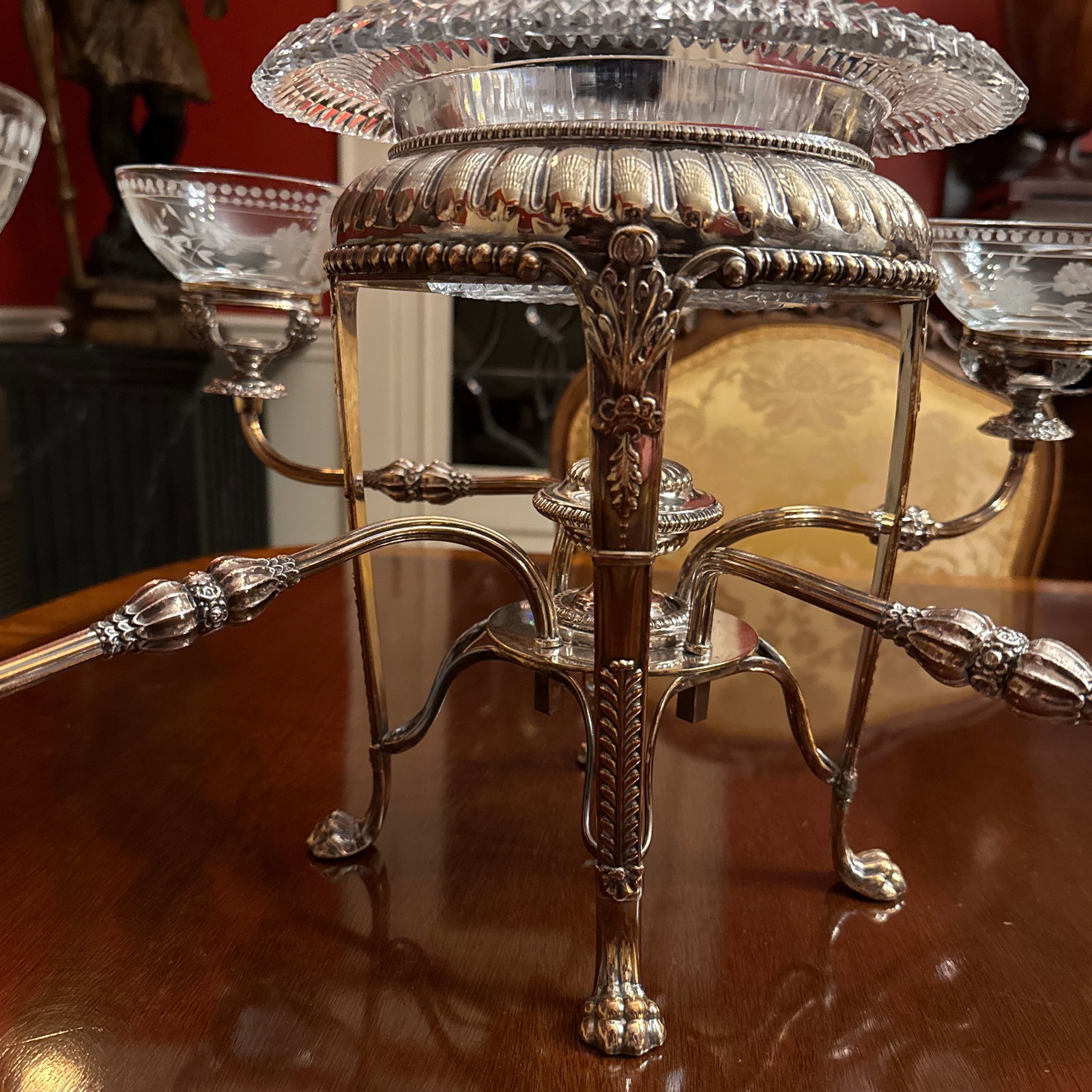 Early 19th Century Regency Period Sheffield Silver Epergene - 6