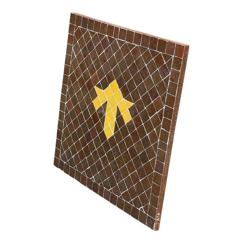 Moroccan Ceramic Tile Square Table Top - 2