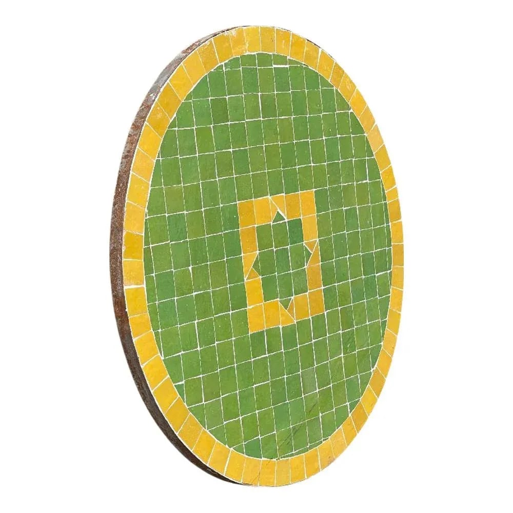 Moroccan Ceramic Tile Round Table Top - 2