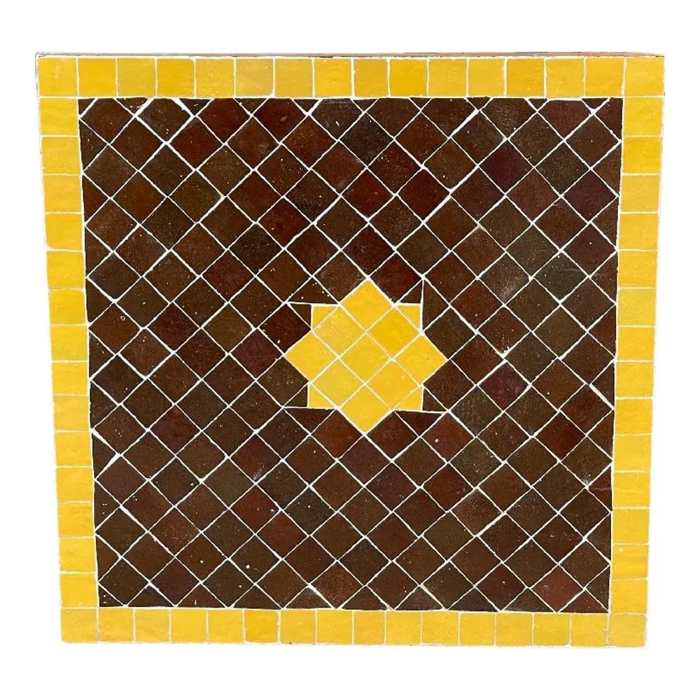 Moroccan Ceramic Tile Square Table Top - 4