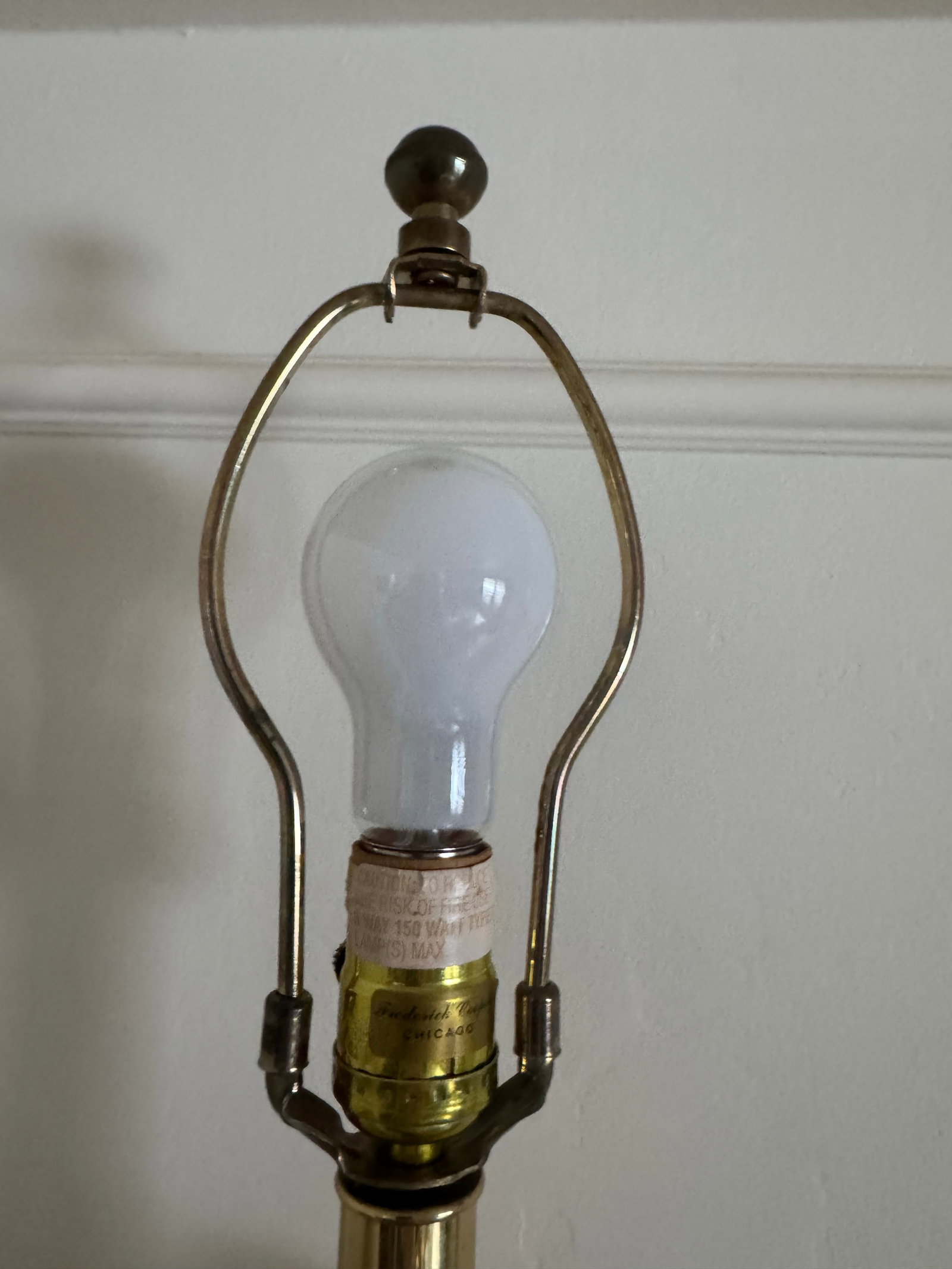 1970s Rare Frederick Cooper Brass Bird Table Lamp - 4