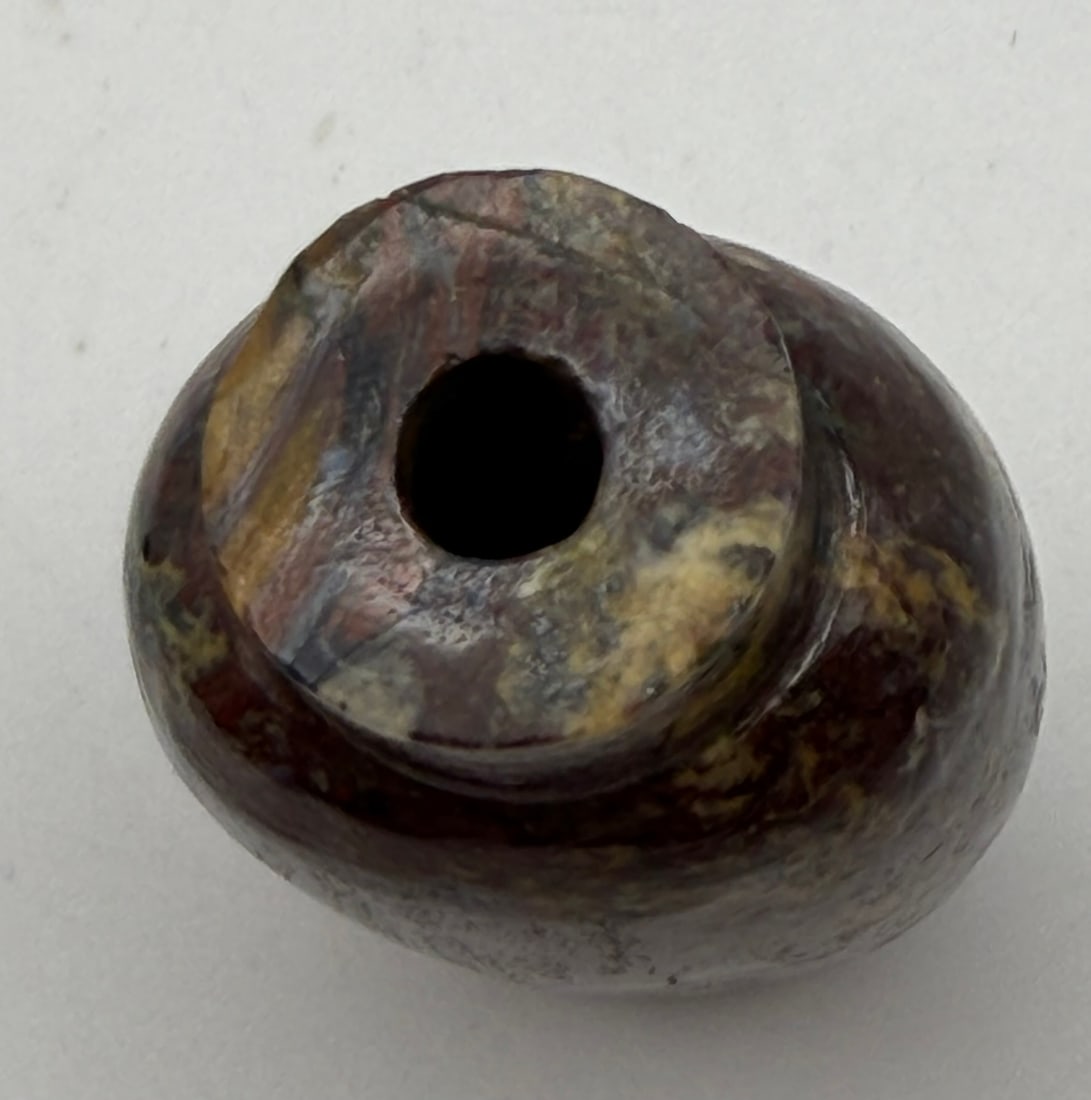 Colorful Vintage Stone Snuff Bottle - 7