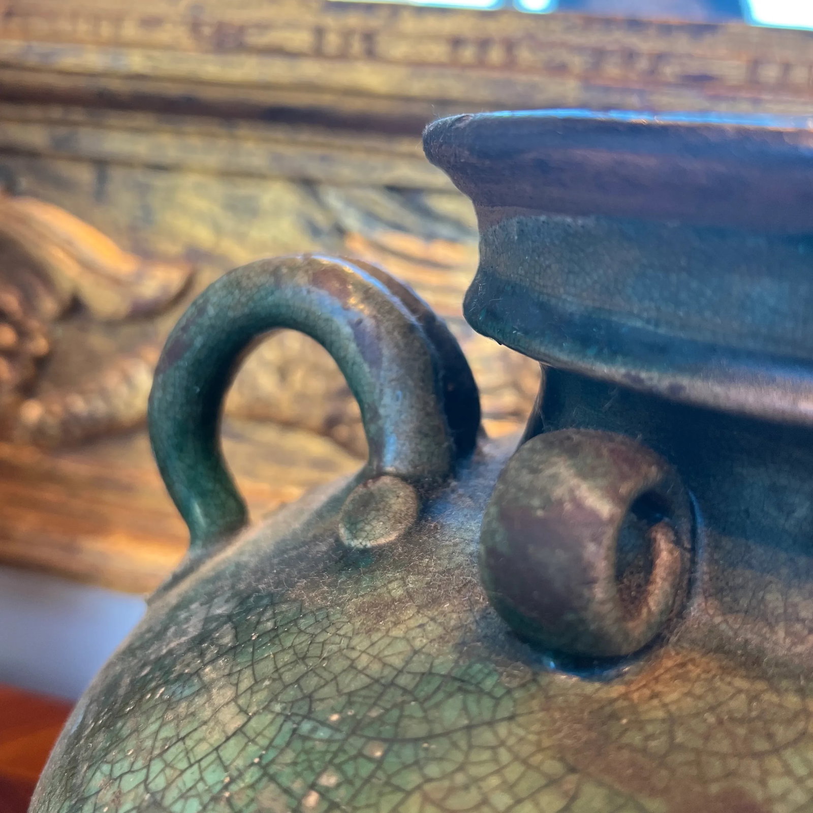 1970s Italian Green Ceramic Vase - 10
