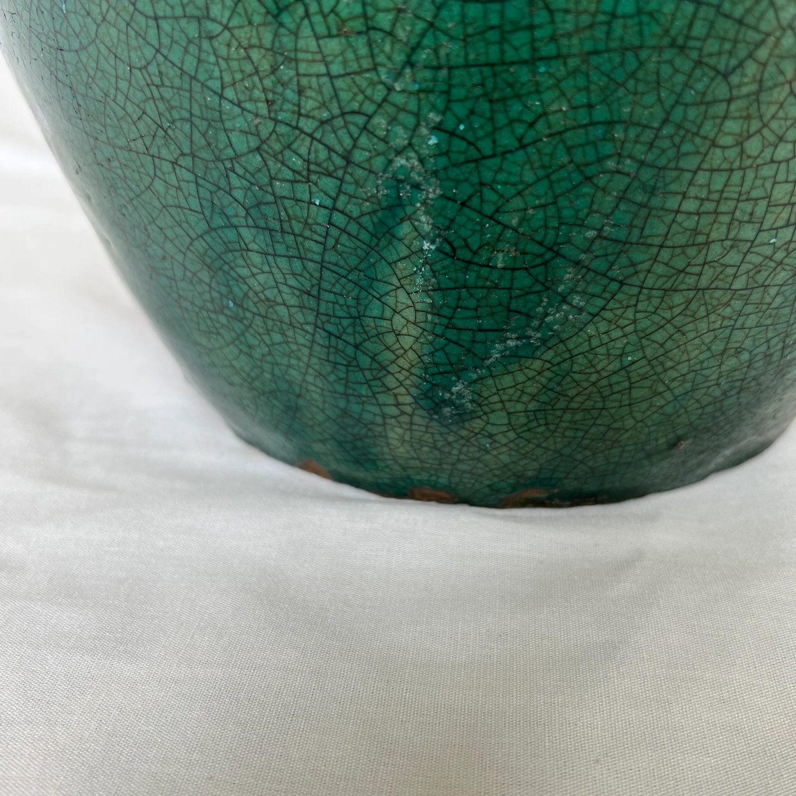 1970s Italian Green Ceramic Vase - 3