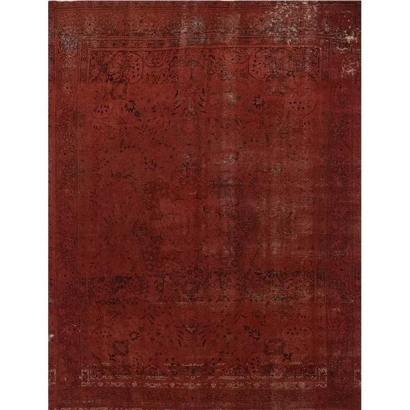 1980s Handwoven Persian Area Rug 9'9'' X 13'0'' - 12