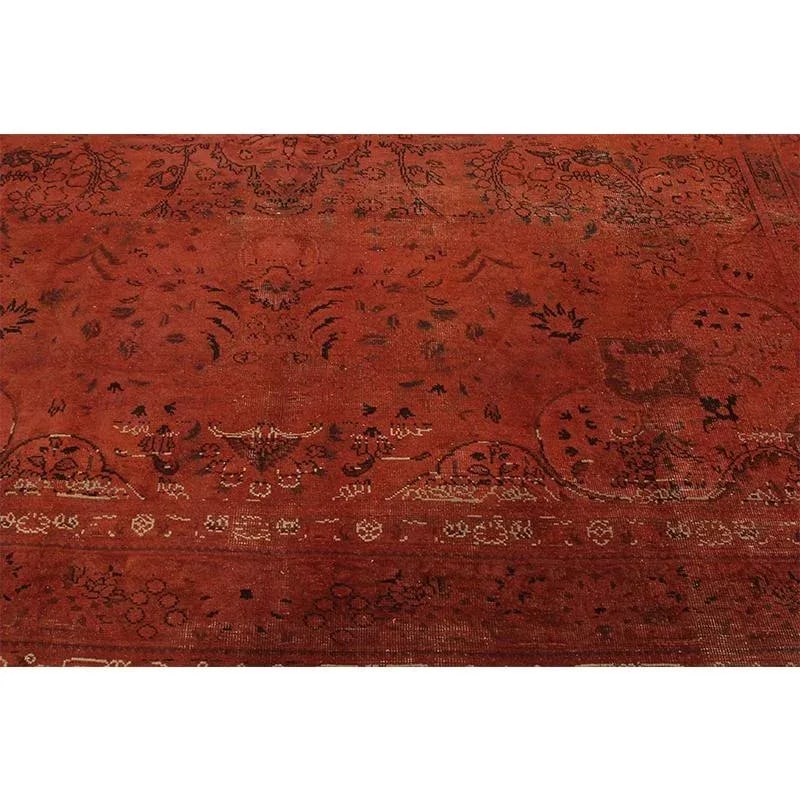 1980s Handwoven Persian Area Rug 9'9'' X 13'0'' - 6