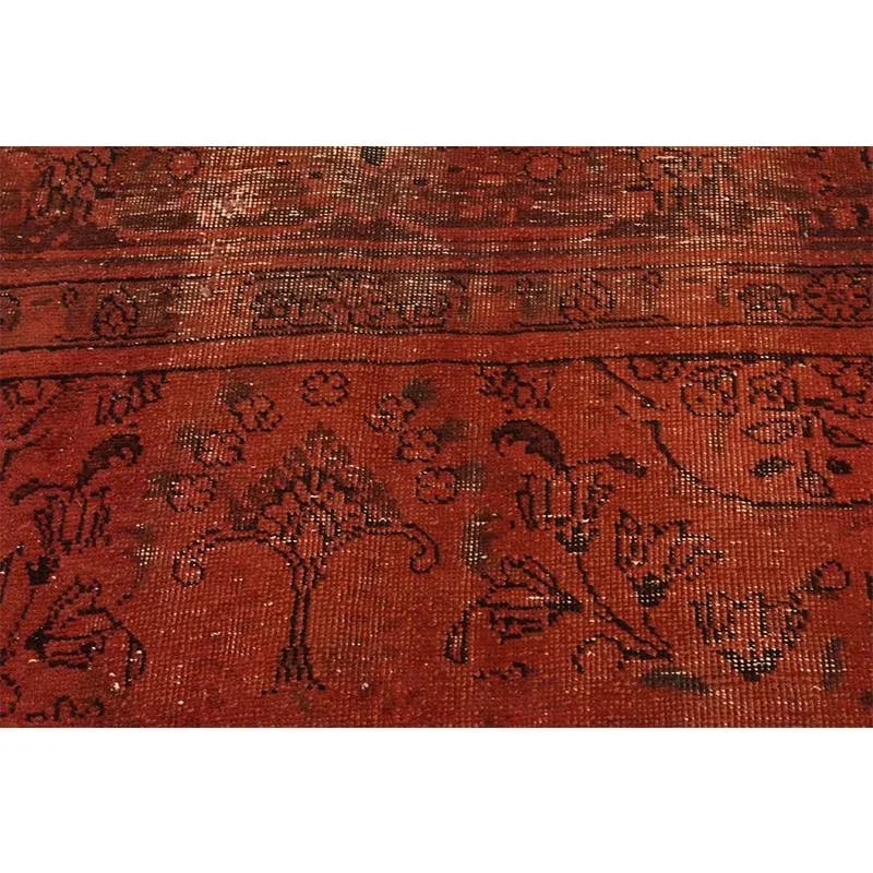 1980s Handwoven Persian Area Rug 9'9'' X 13'0'' - 7