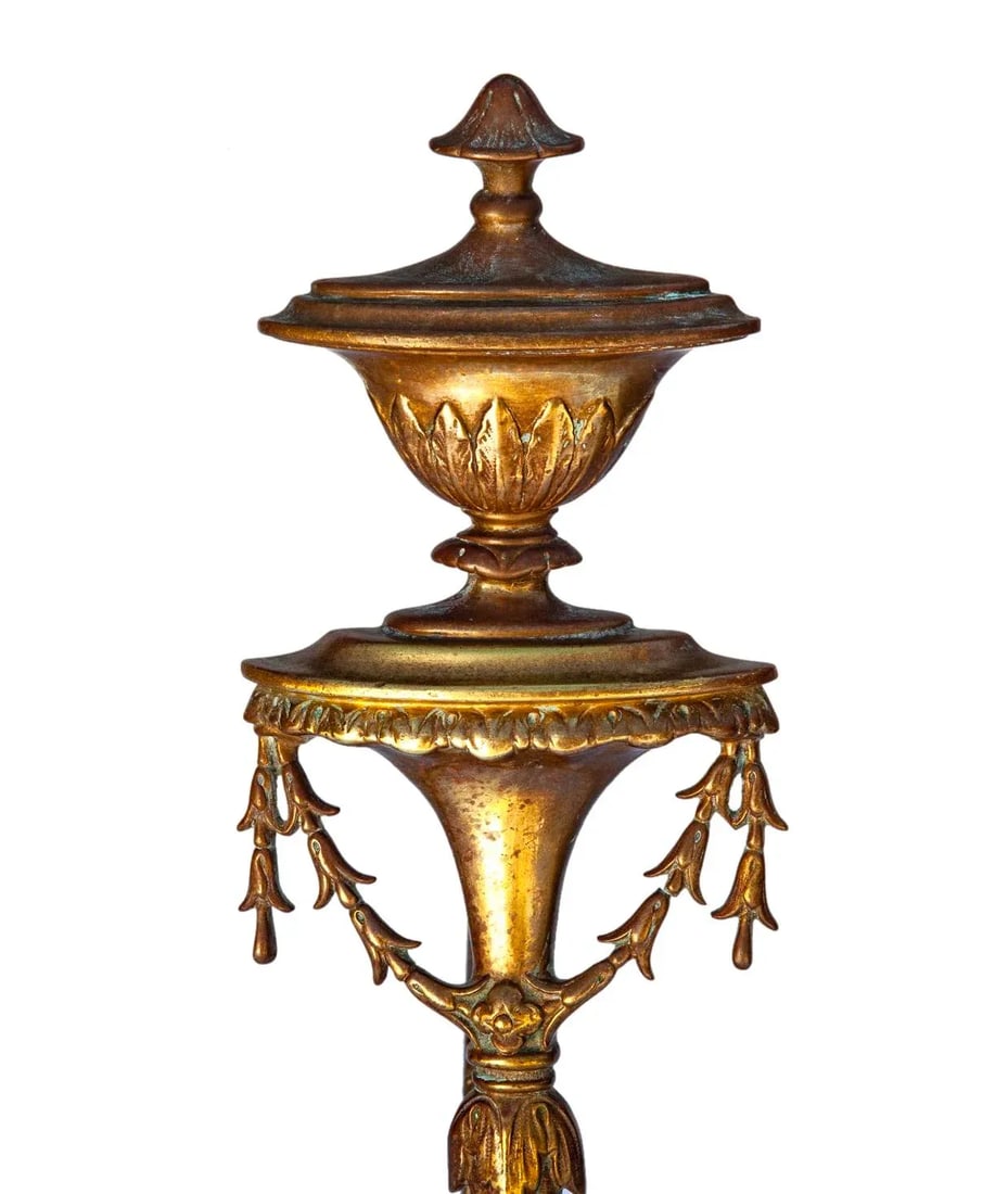 Late 19th Century French Bronze Fireplace Decor, a Pair - 8