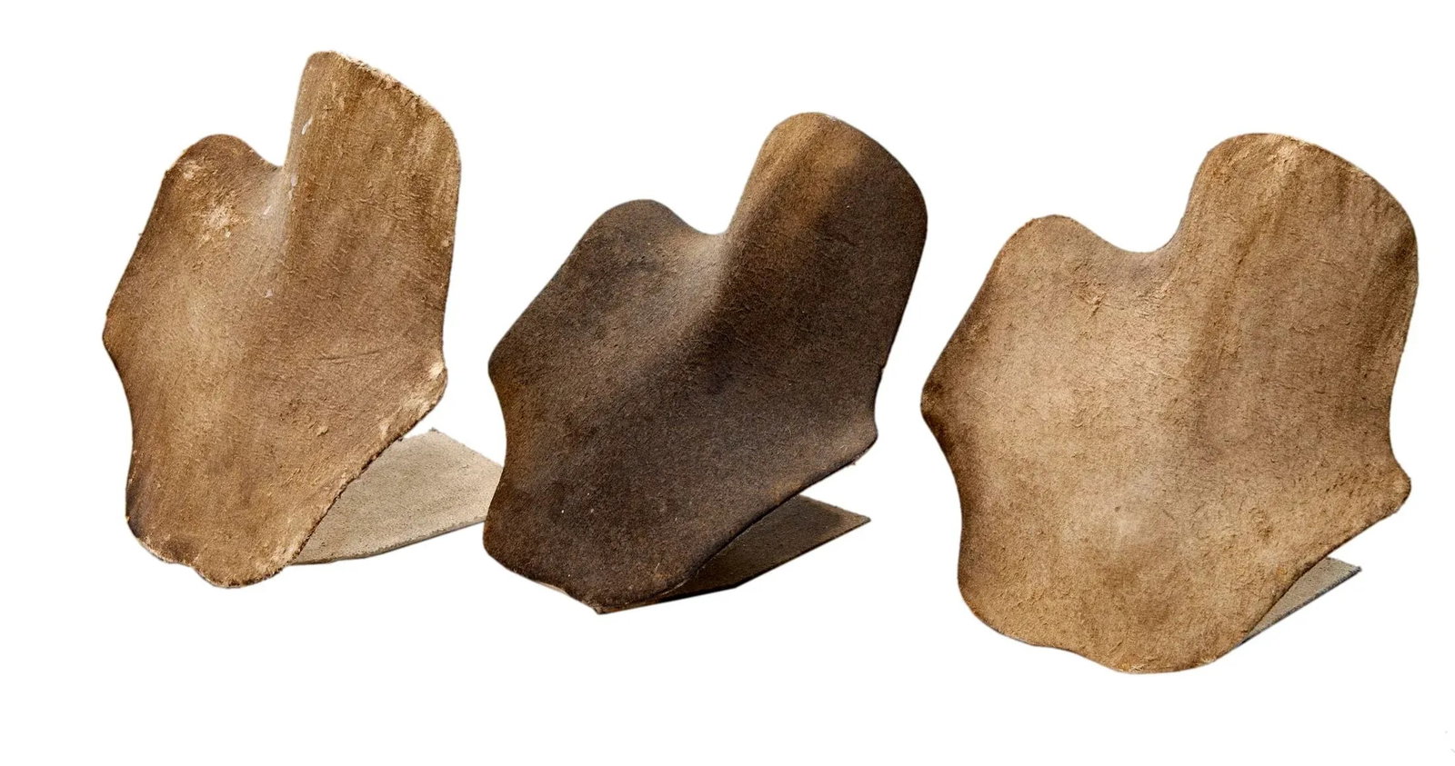 Vintage Chippenhook Ultrasuede Necklace Displays- Set of 3 - 7