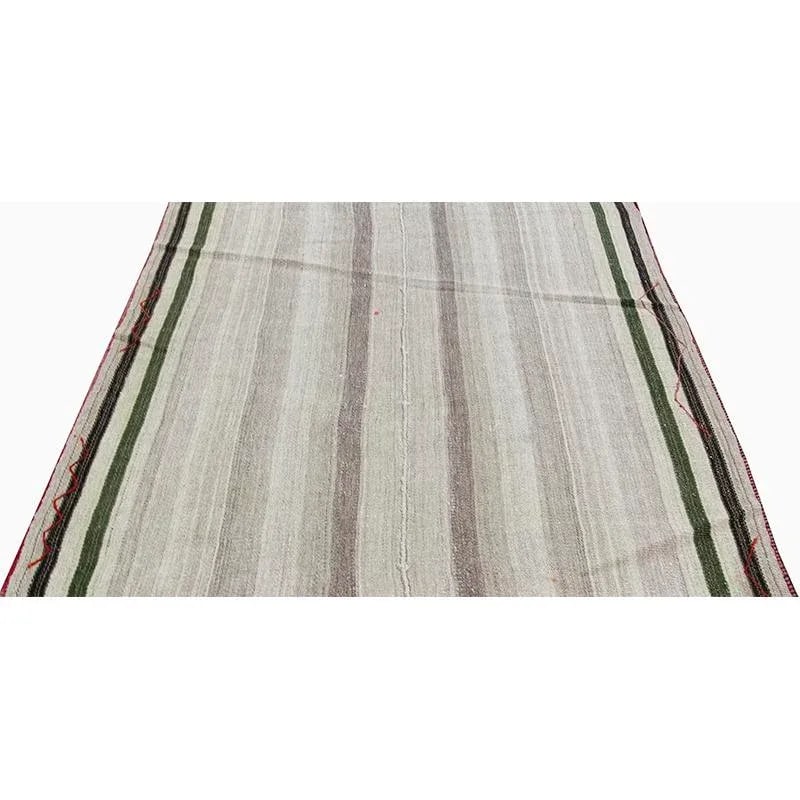 1970s Flatweave Persian Kilim Area Rug 5'1'' X 8'2'' - 2