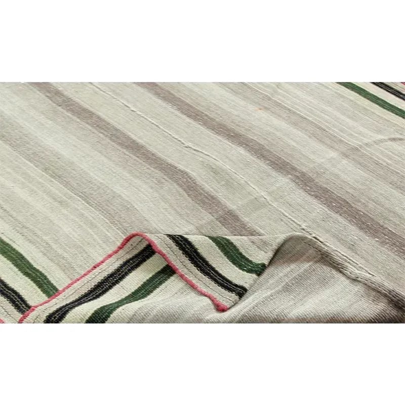 1970s Flatweave Persian Kilim Area Rug 5'1'' X 8'2'' - 3
