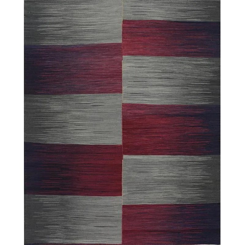 Handwoven Scandinavian Style Persian Kilim Area Rug 5'4'' X 6'6'' - 10