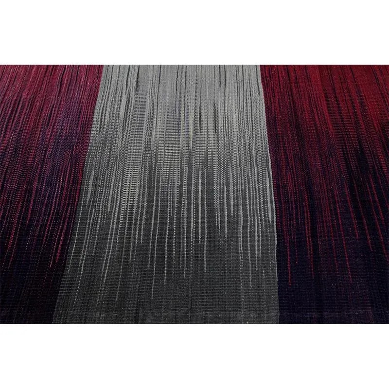 Handwoven Scandinavian Style Persian Kilim Area Rug 5'4'' X 6'6'' - 6