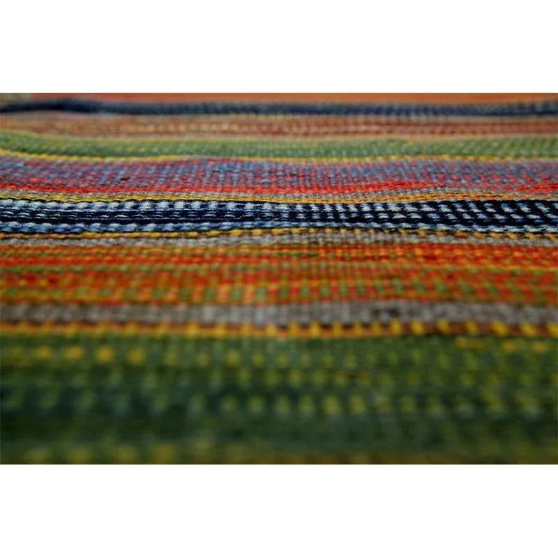Handwoven Scandinavian Style Kilim Area Rug 4'9'' X 6'7'' - 7