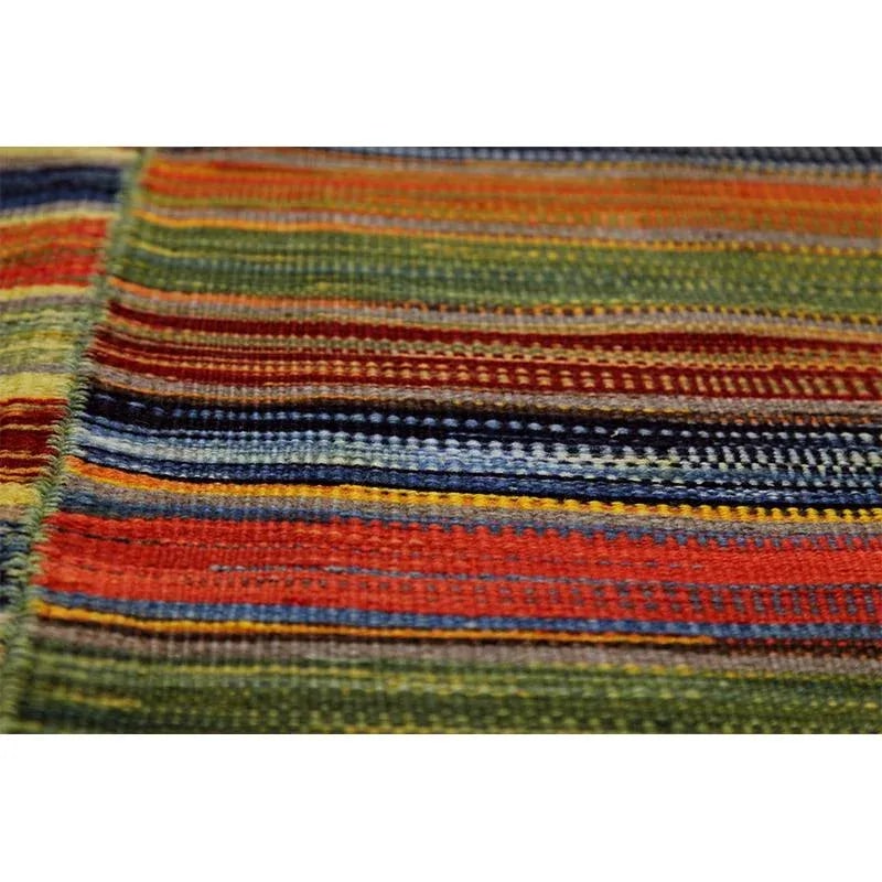 Handwoven Scandinavian Style Kilim Area Rug 4'9'' X 6'7'' - 8
