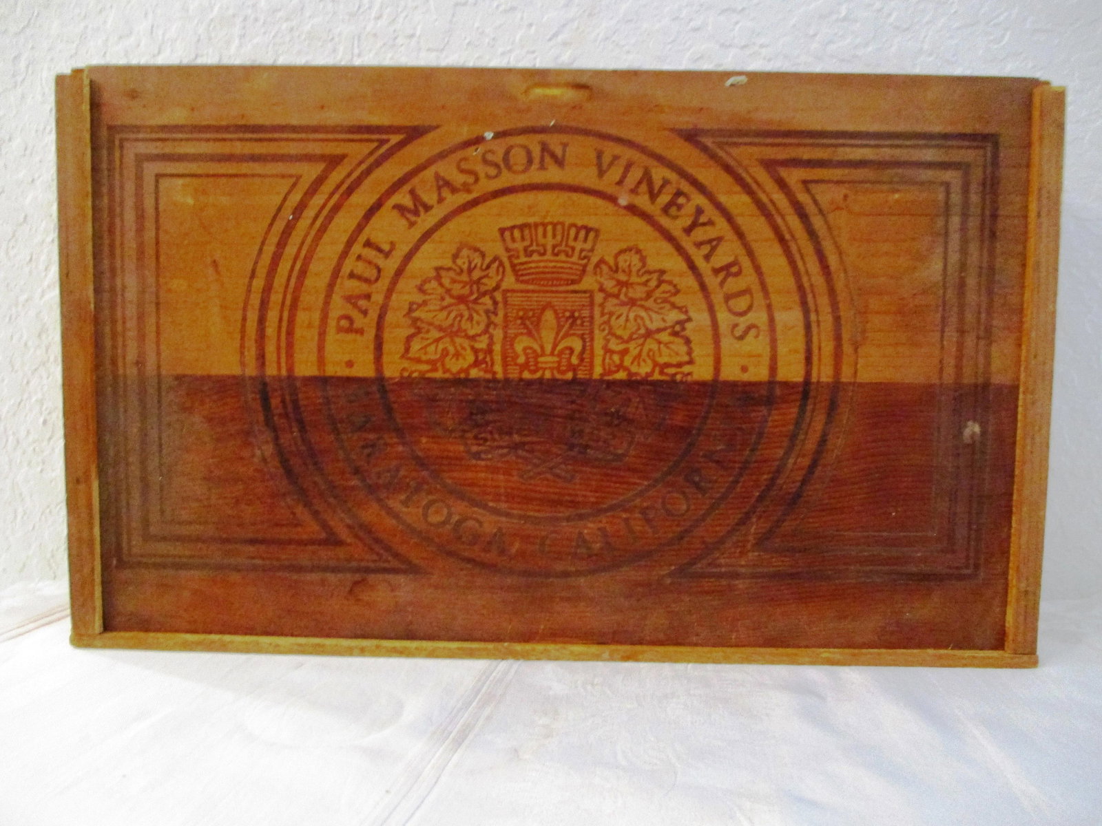 Mid-Century Paul Masson Winery Saratoga California Wine Box - 2
