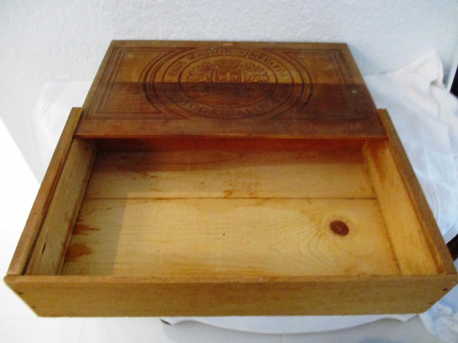 Mid-Century Paul Masson Winery Saratoga California Wine Box - 8
