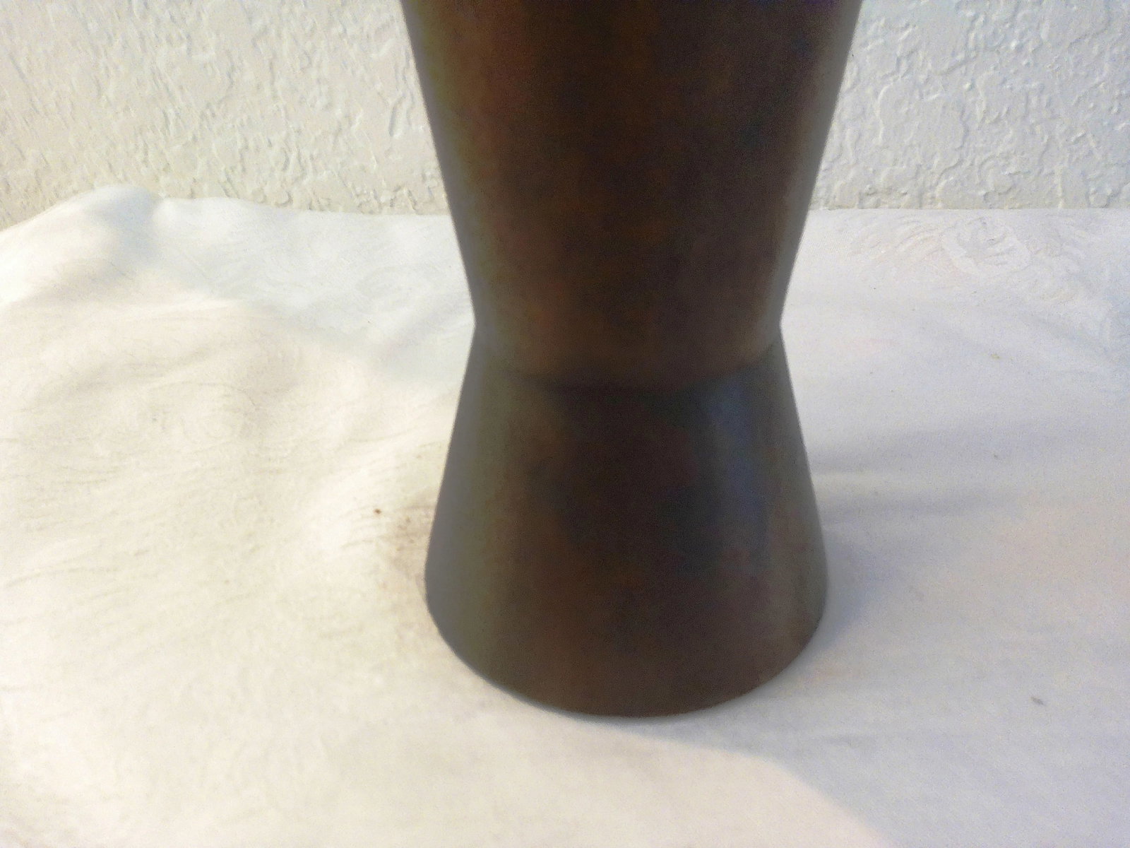 Modern Solid Wood Pillar Candle Holders, a Pair - 2