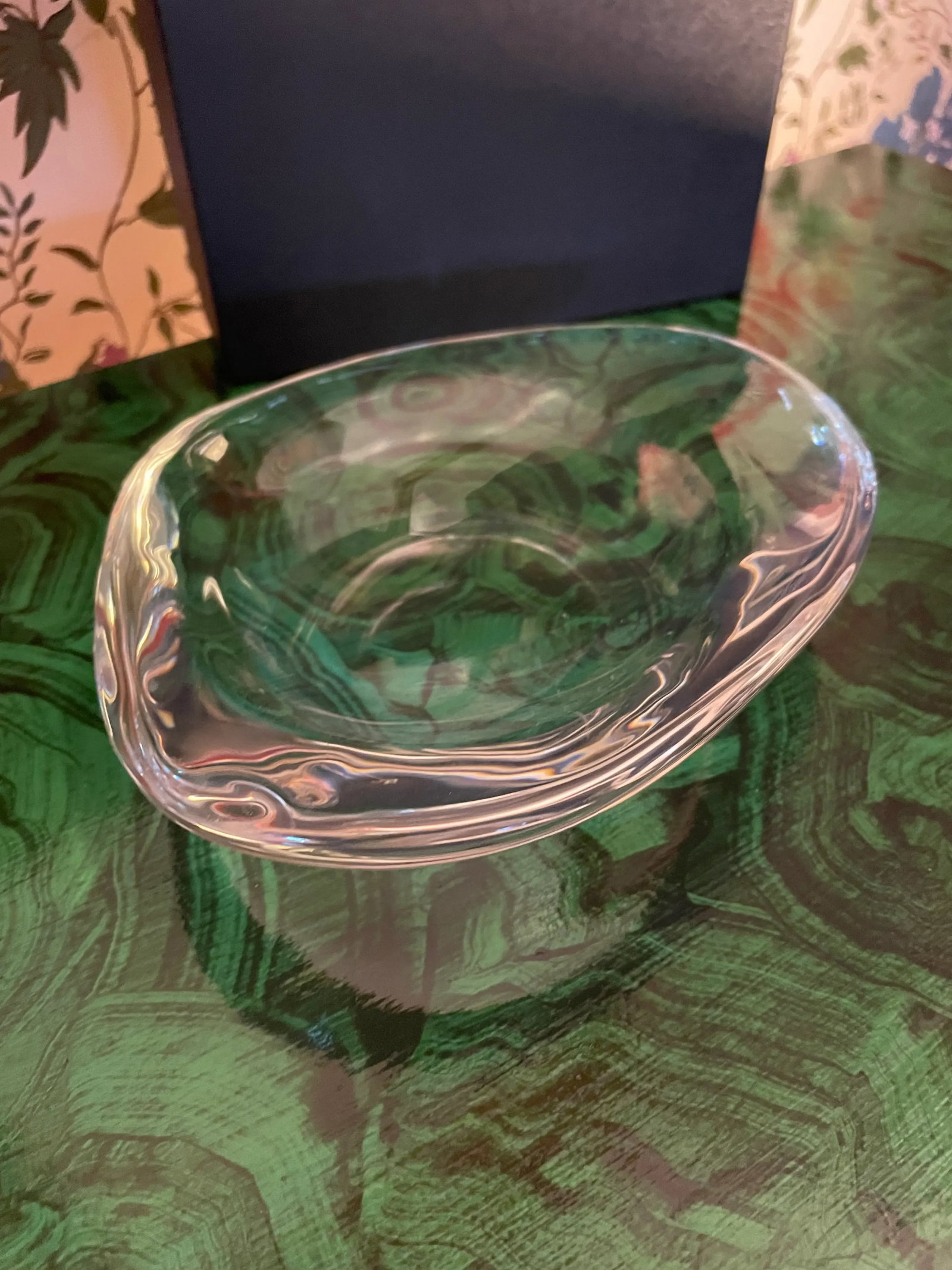 Tizo Art Glass Crystal Tabletop Bowl - 2