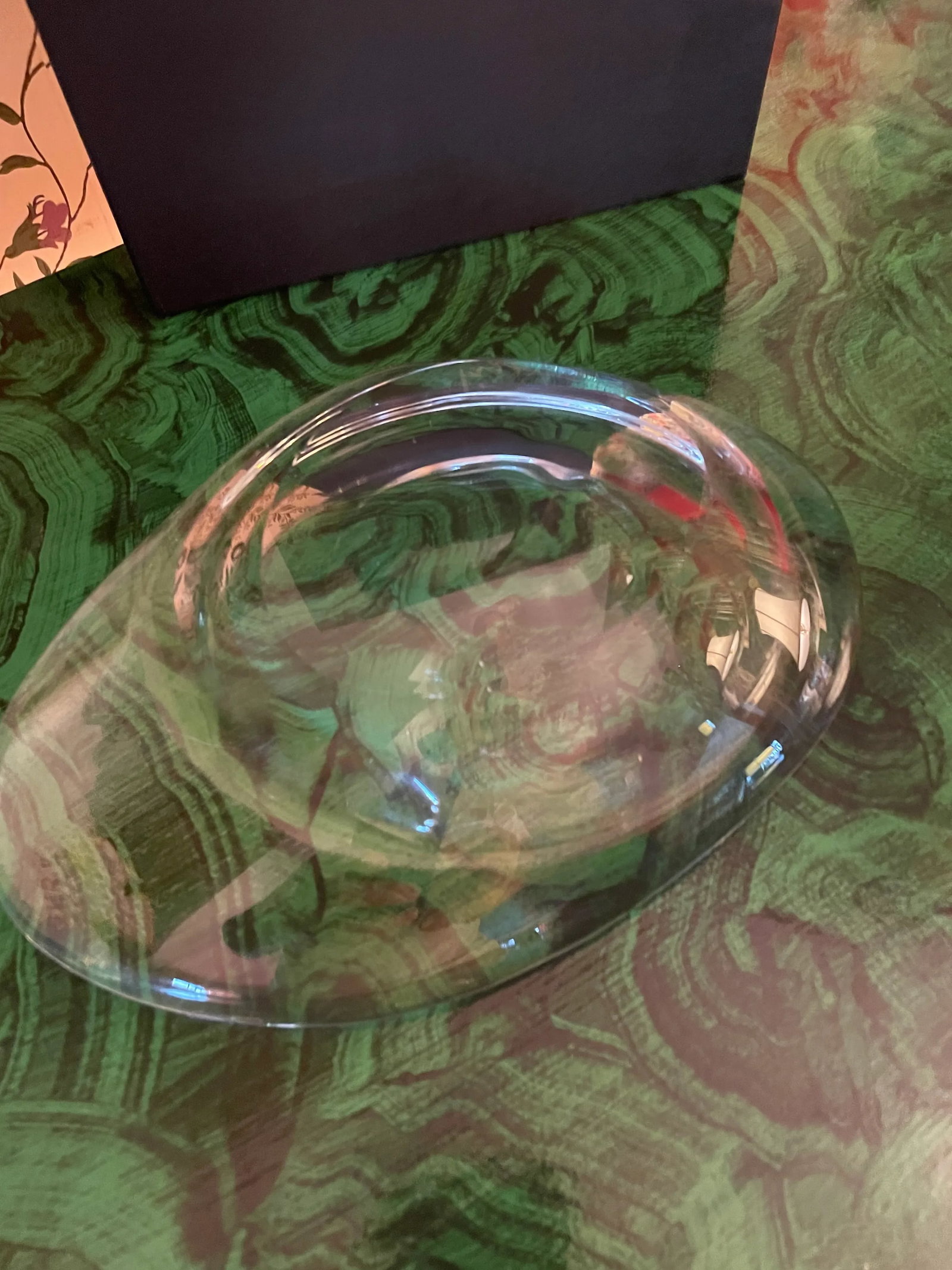 Tizo Art Glass Crystal Tabletop Bowl - 3