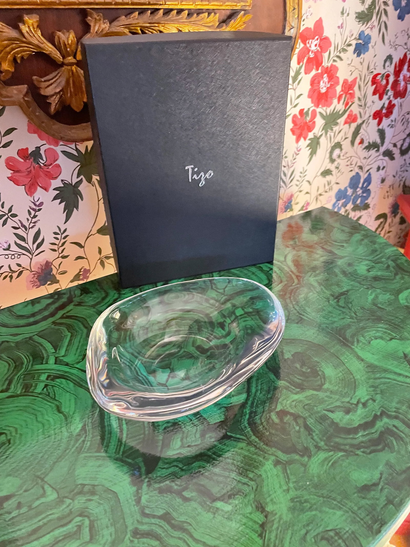 Tizo Art Glass Crystal Tabletop Bowl - 4