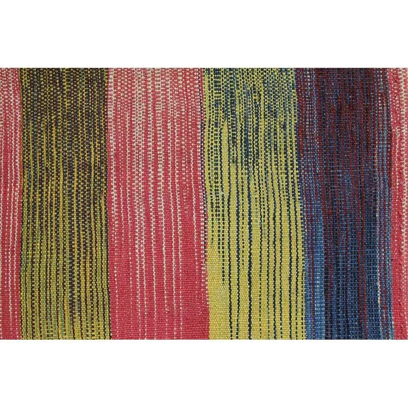 Handwoven Scandinavian Style Kilim Area Rug 5'3'' X 6'4'' - 9